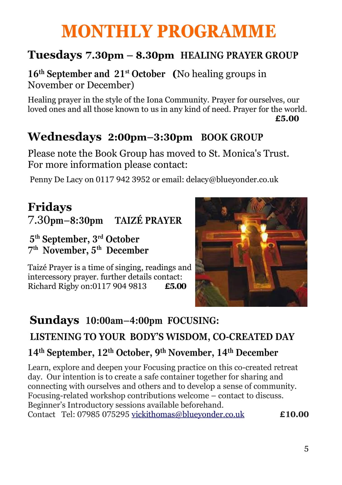 The Well Programme Autumn 2025