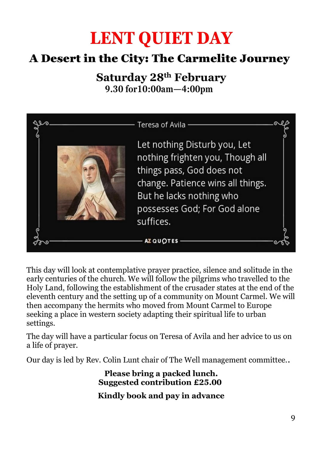 The Well Programme 2026 Spring