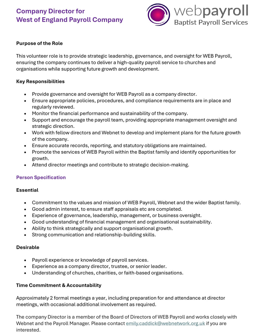 Payroll Director JD-1