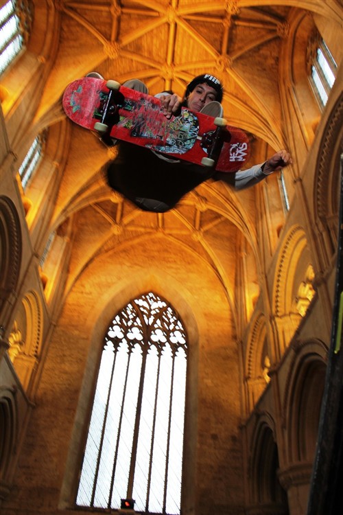 Malmesbury Abbey Skateboard Fe