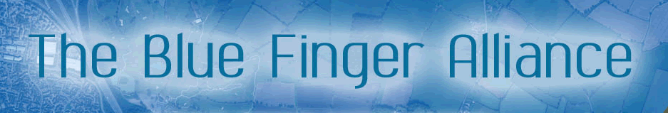 blue finger logo