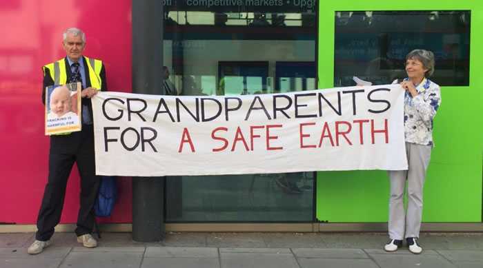Protest at the Department of Business, Energy and Industrial Strategy, 13 June 2018. Photo: Reclaim the Power