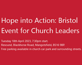 Hope into Action: Bristol - Event for Church Leaders